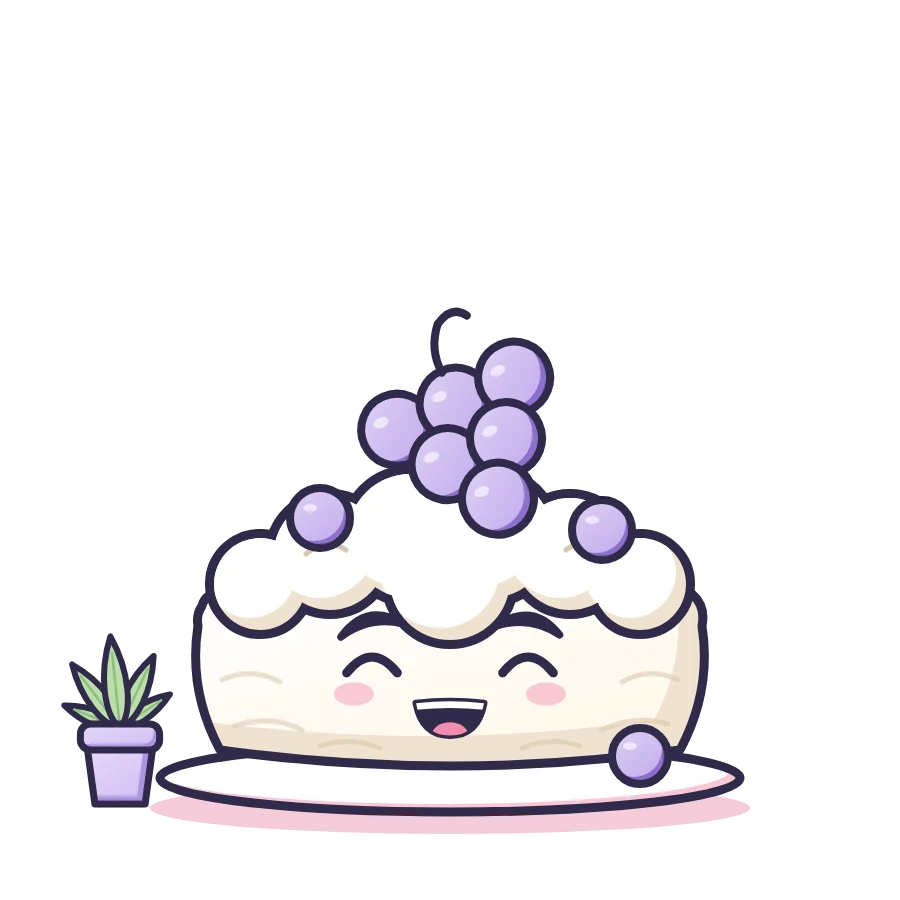 Grapes and Cream illustration